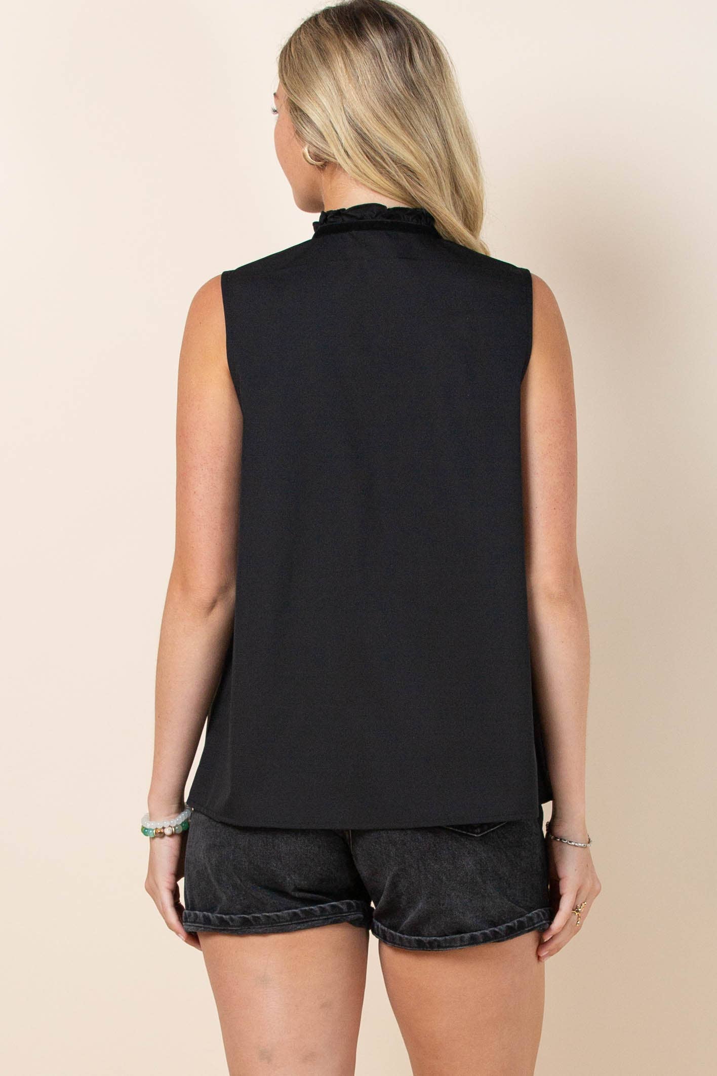 Lainey Black Blouse - CN