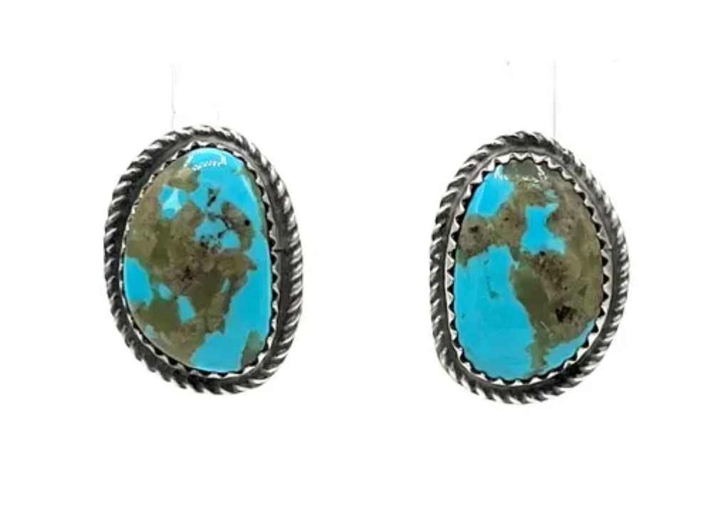 Turquoise Earrings S625 - Donovan Nez - CN