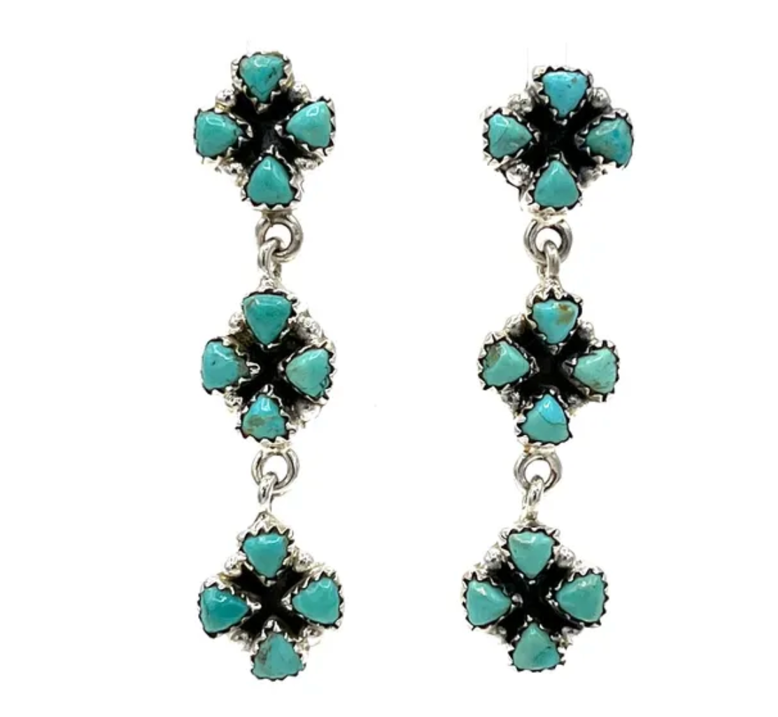 Kingman Turquoise Earrings - CN