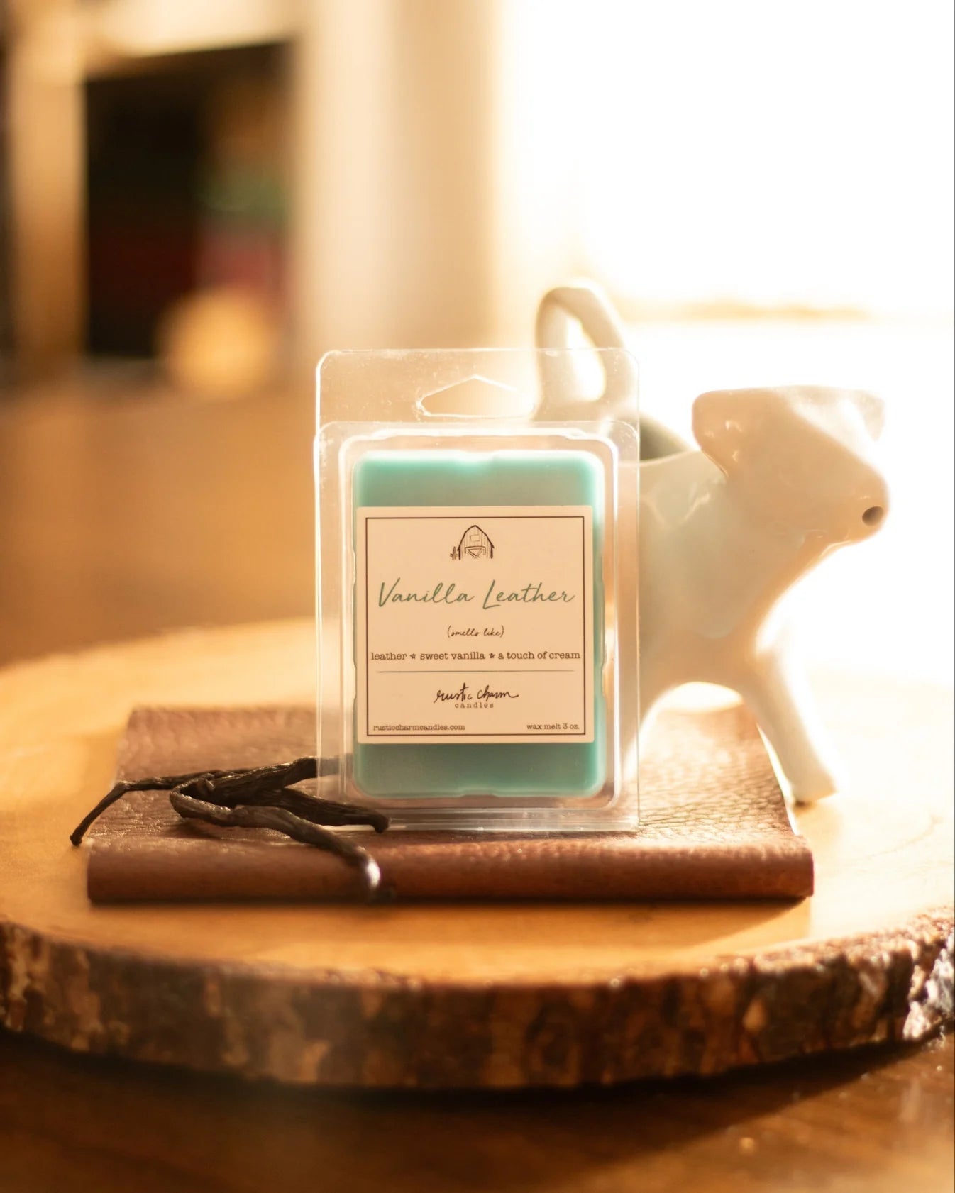 Vanilla Leather Wax Melts - CN