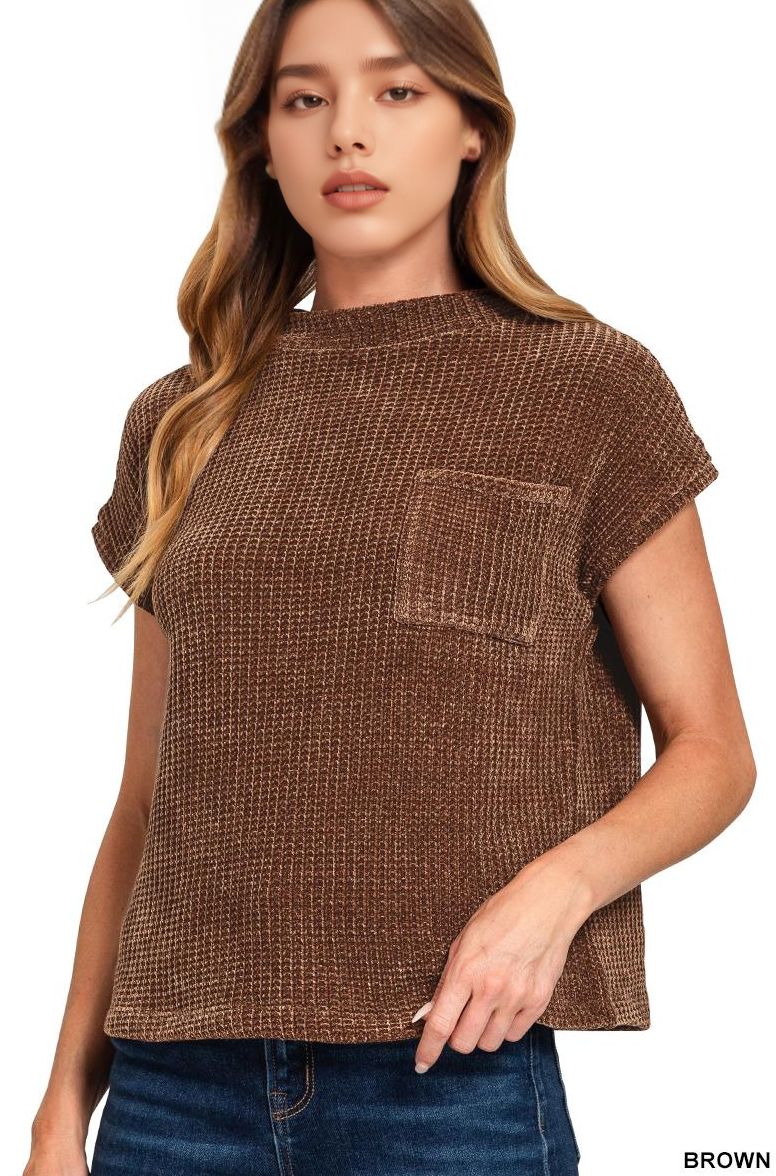 Brown Chenille Sweater