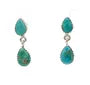 Kingman Turquoise Earrings Drops - CN