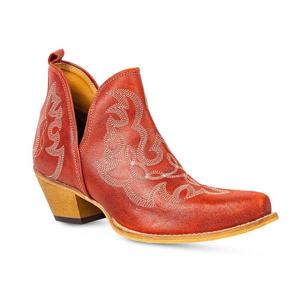 Macie Stitched Red Boots