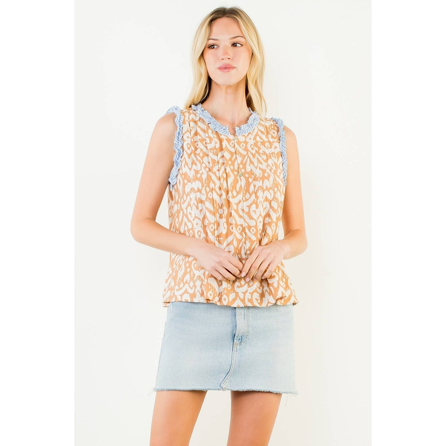 Breeze Ruffle Top - CN