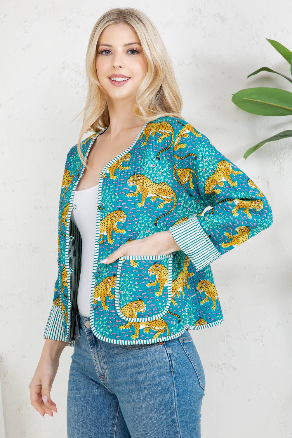 Leopard Reversible Jacket - CN