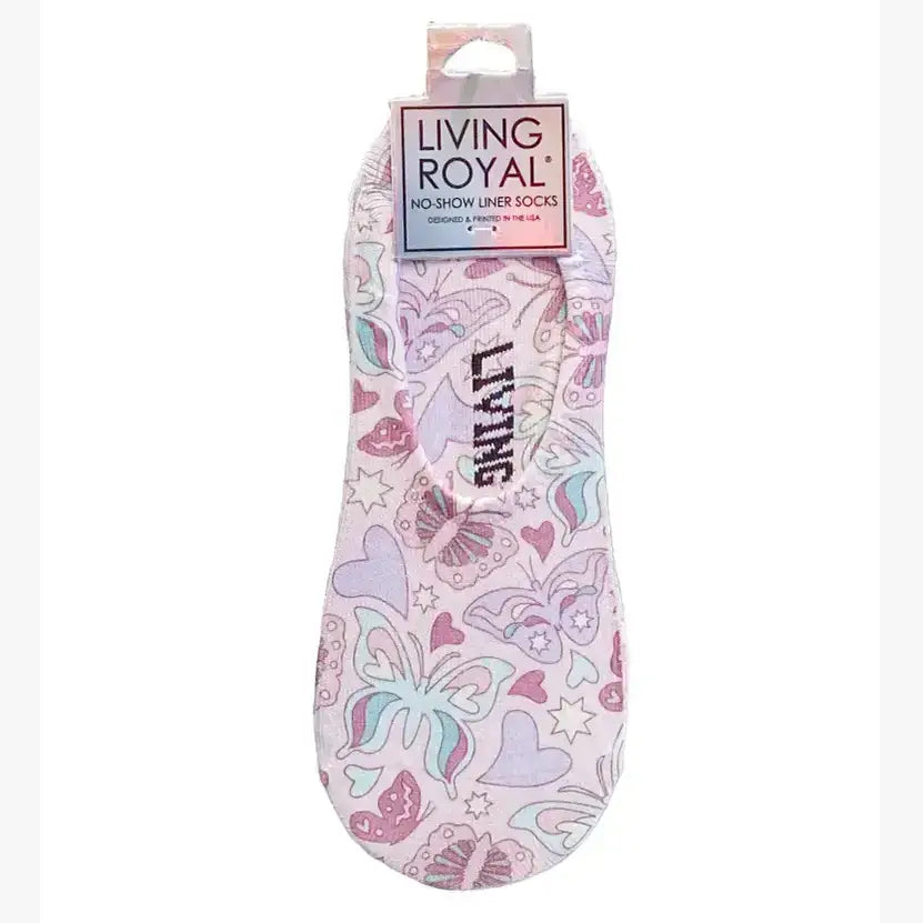 No-Show Flower Socks