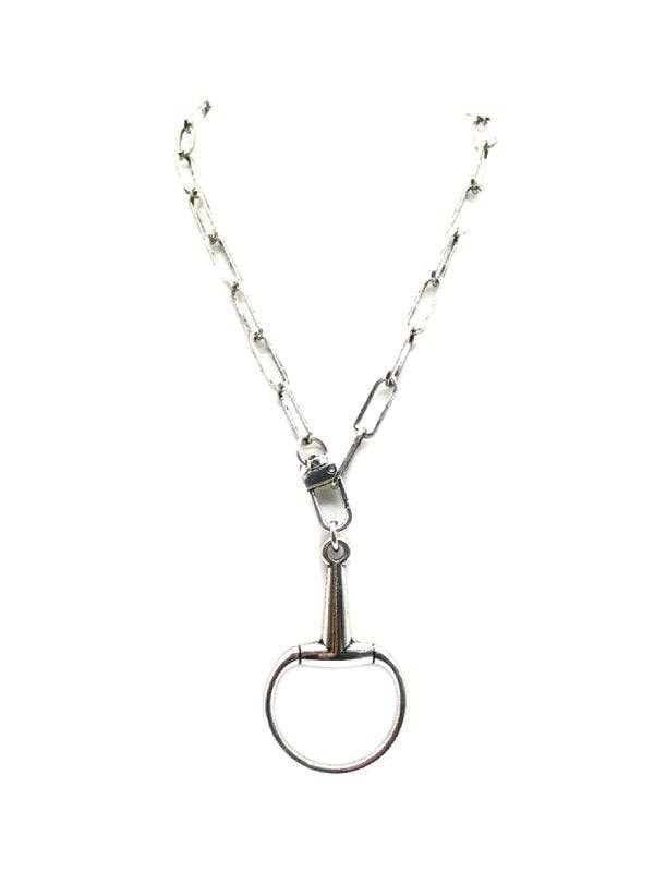 Large Snaffle Bit Necklace - CN