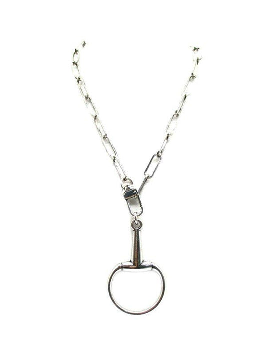 Large Snaffle Bit Necklace - CN