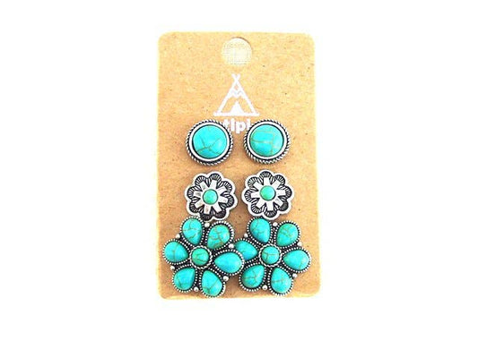 3 Pair Stud Set-CN