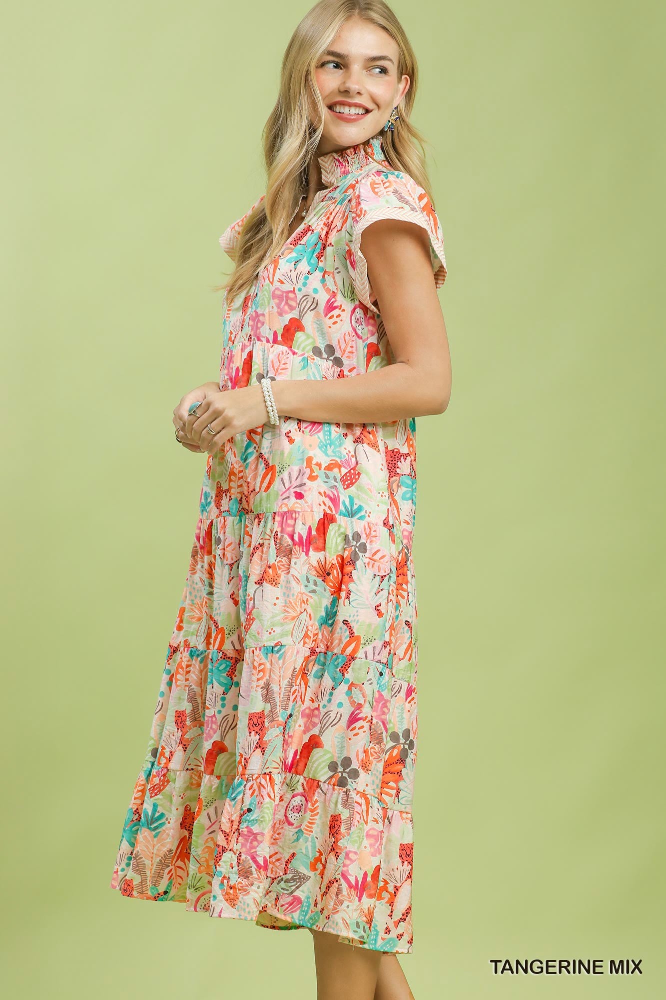 Mix Tropical Dress - CN