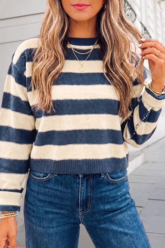 Blue Stripe Sweater