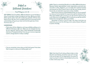 The 5-Minute Bible Study Journal for a Less Stressed Life