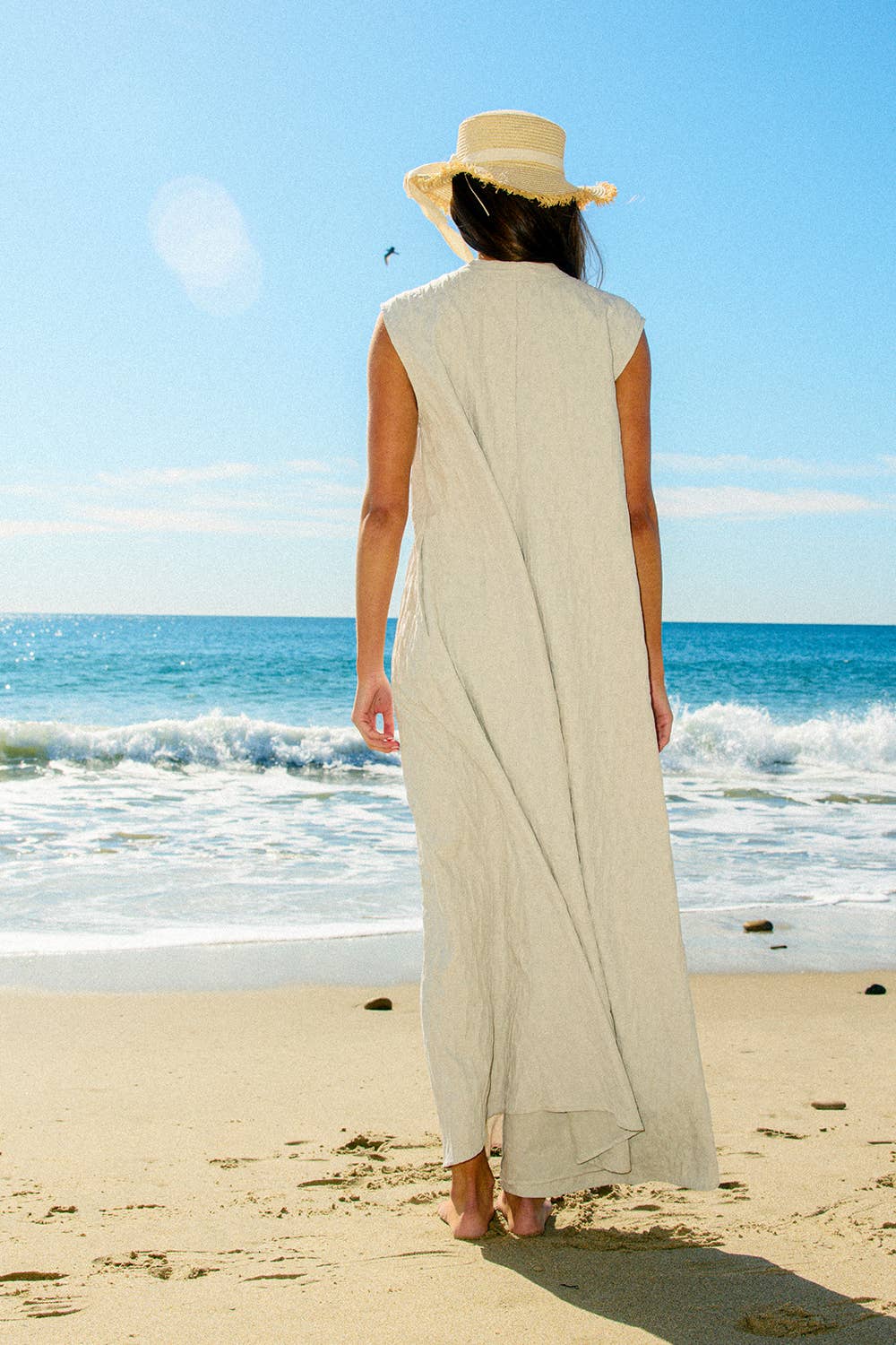 Cream Wideleg Jumpsuit - CN