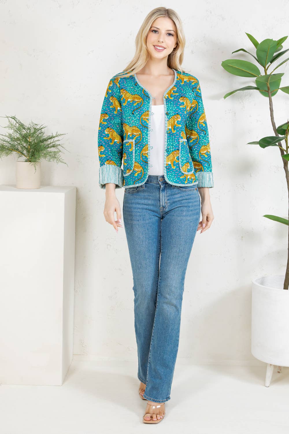 Leopard Reversible Jacket - CN