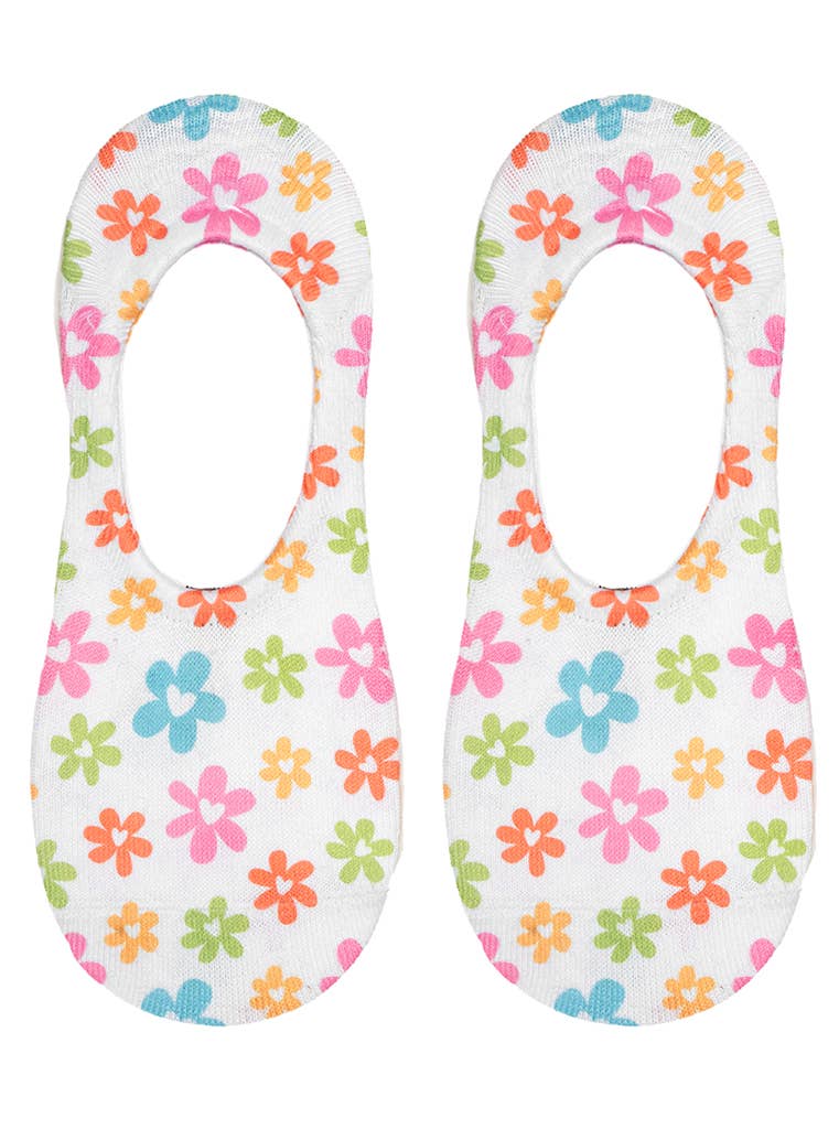 No-Show Flower Socks