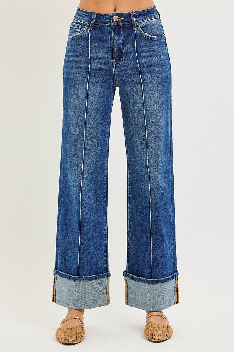High Rise Ankle Risen Jeans - CN