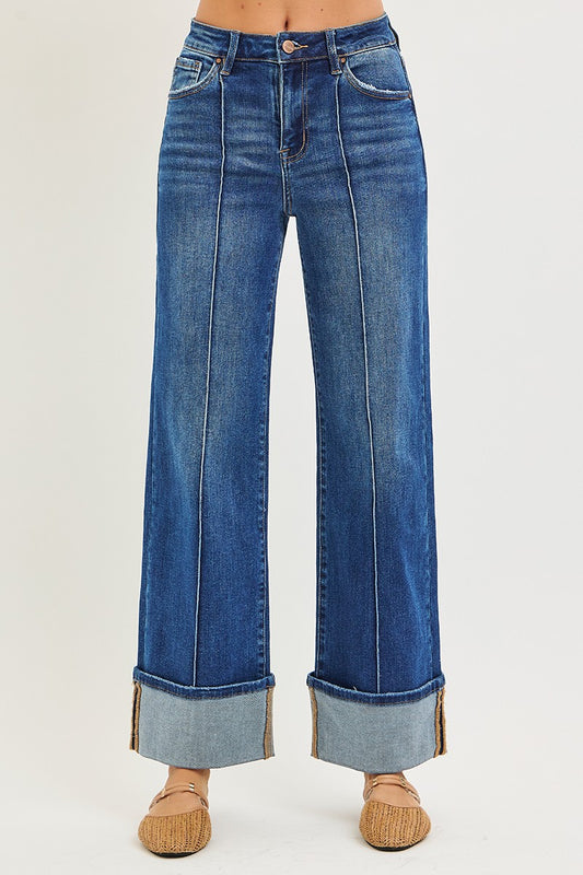 High Rise Ankle Risen Jeans - CN