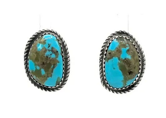 Turquoise Earrings S625 - Donovan Nez - CN