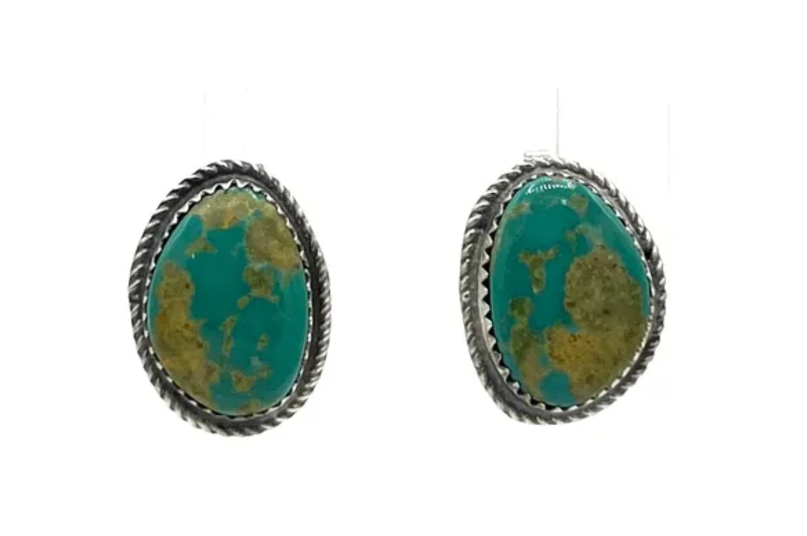 Turquoise Earrings S535 - Donovan Nez - CN