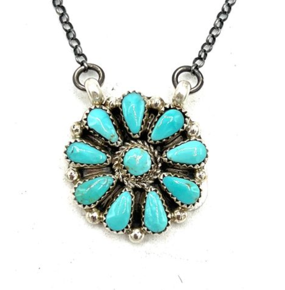 Zuni Kingman Necklace - Alicia Wilson - CN