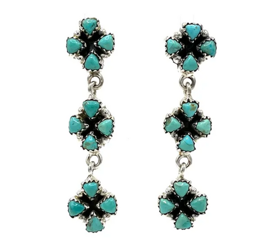 Kingman Turquoise Earrings - CN