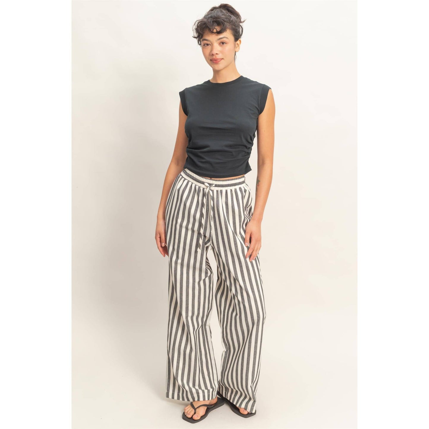 Black Striped Bottom - CN