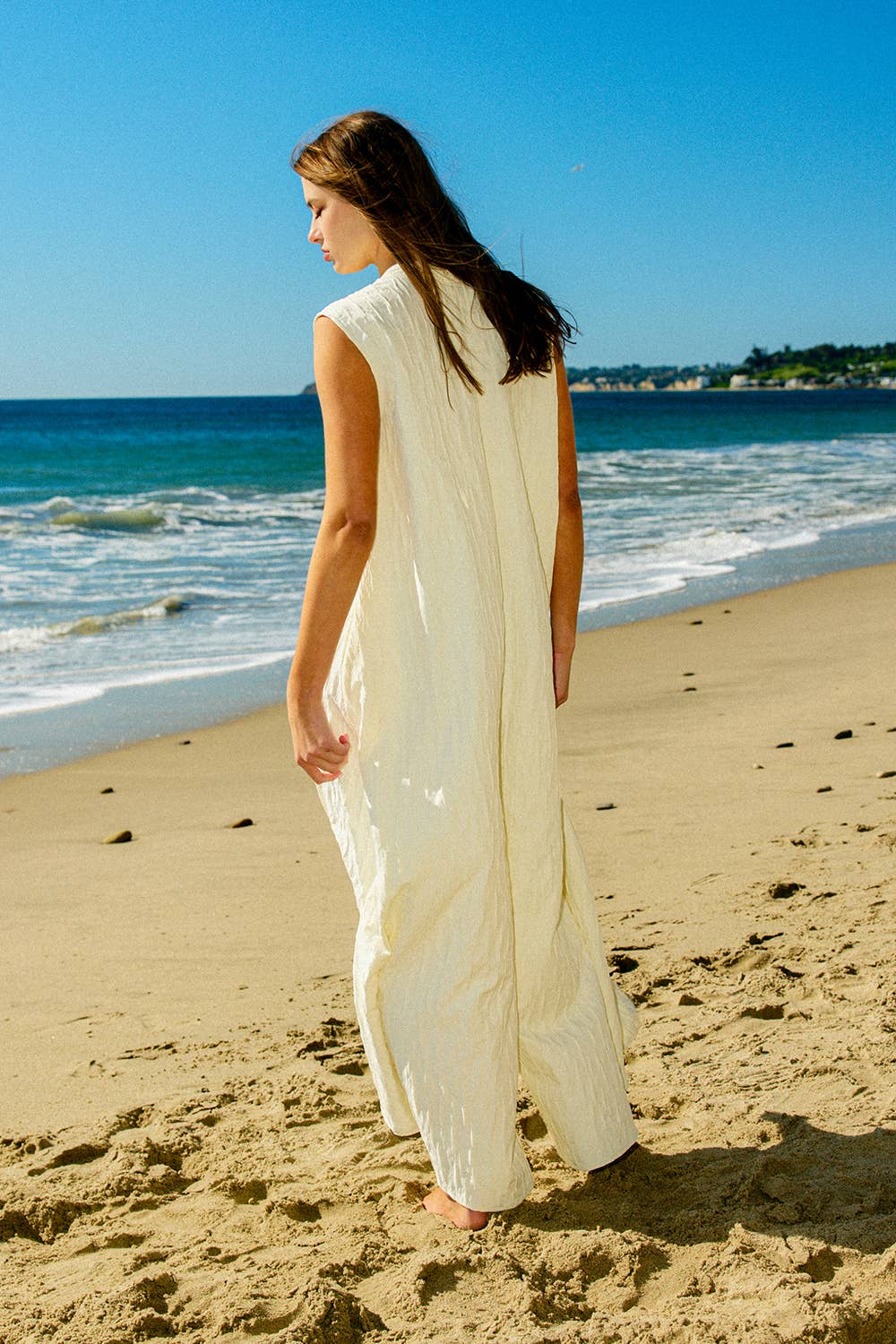 Cream Wideleg Jumpsuit - CN