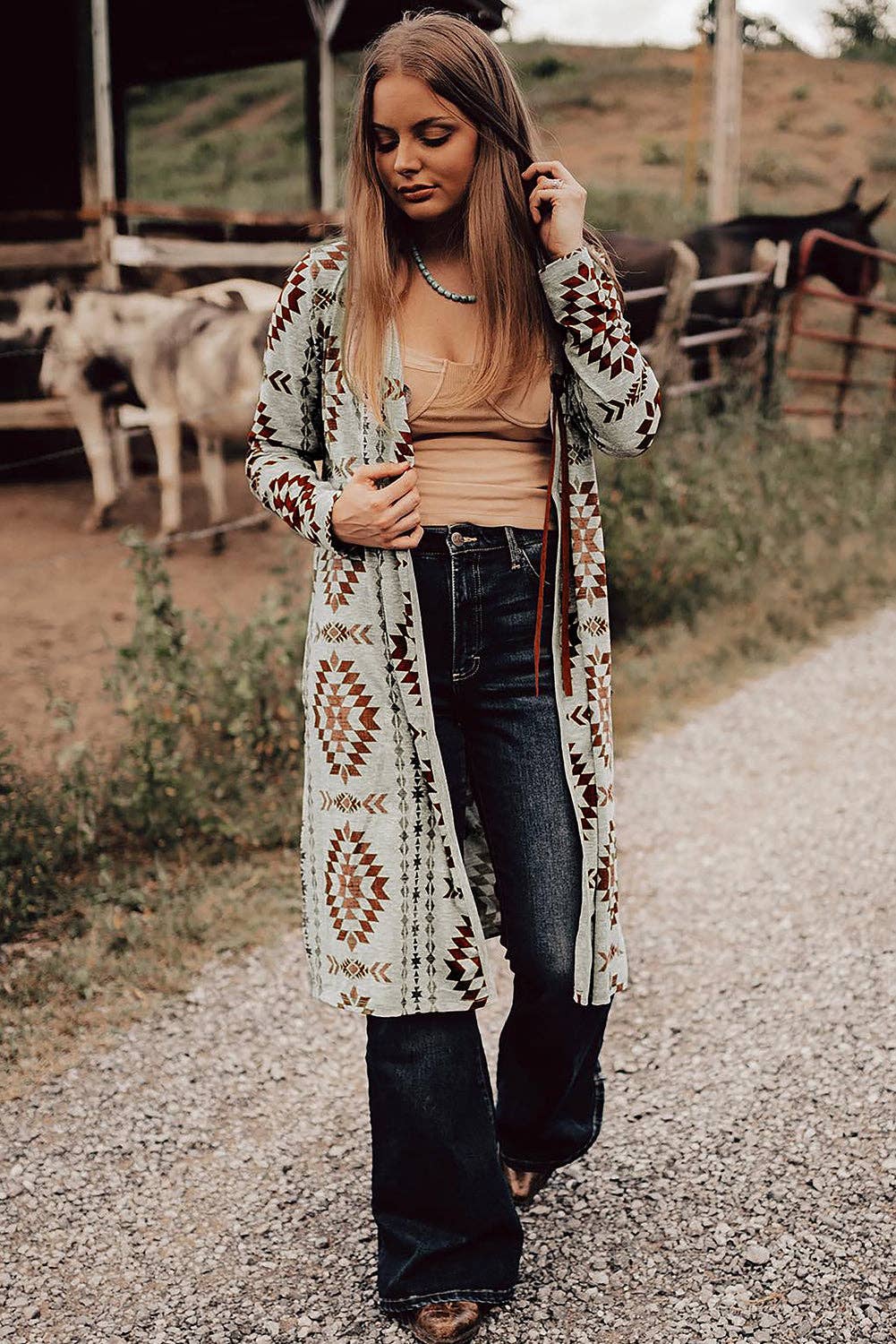 Sedona Sunset Aztec Cardigan