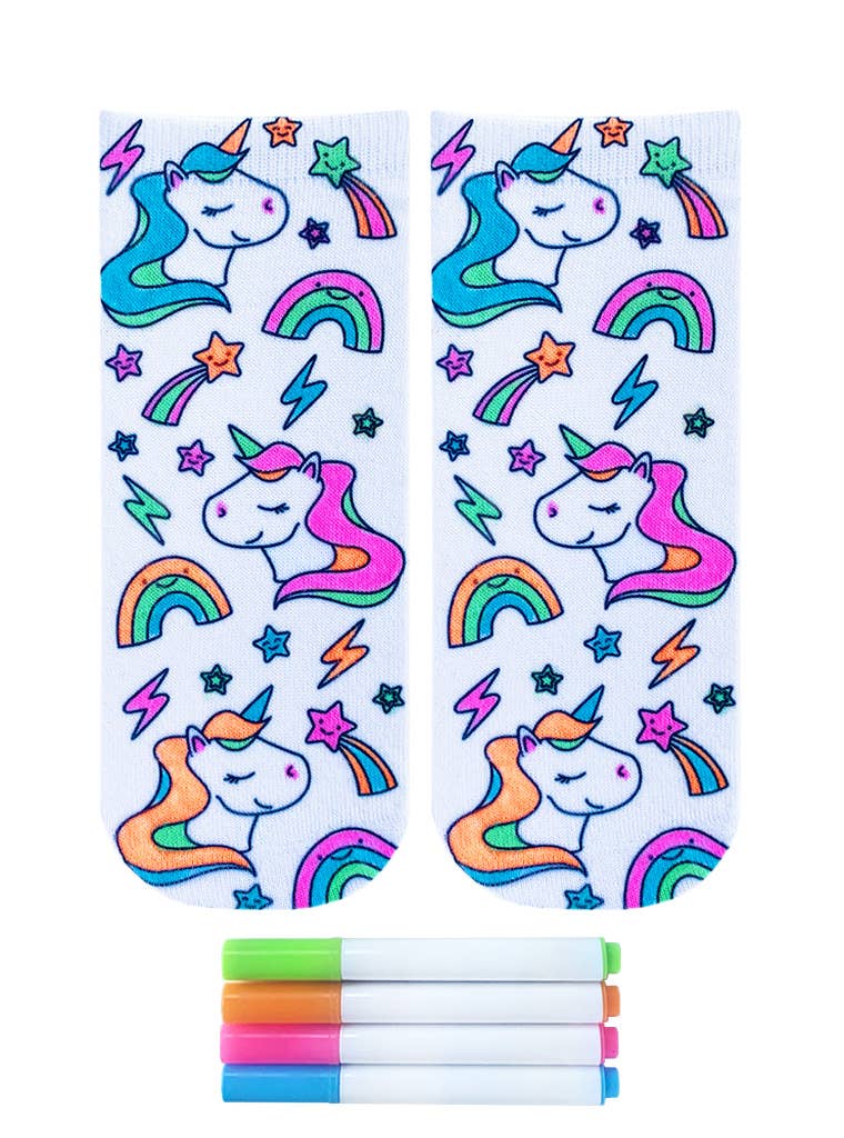 Unicorn Color Socks