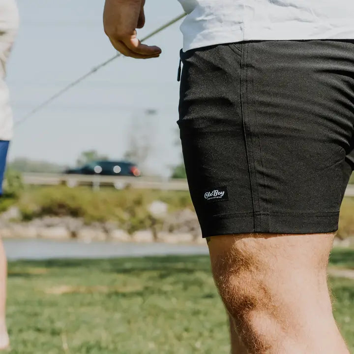 Ole Boy Black Shorts - CN