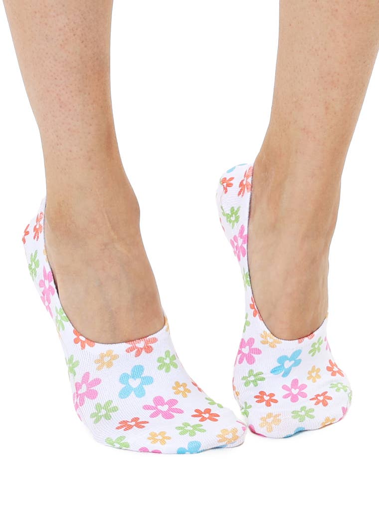 No-Show Flower Socks