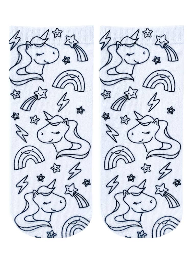 Unicorn Color Socks