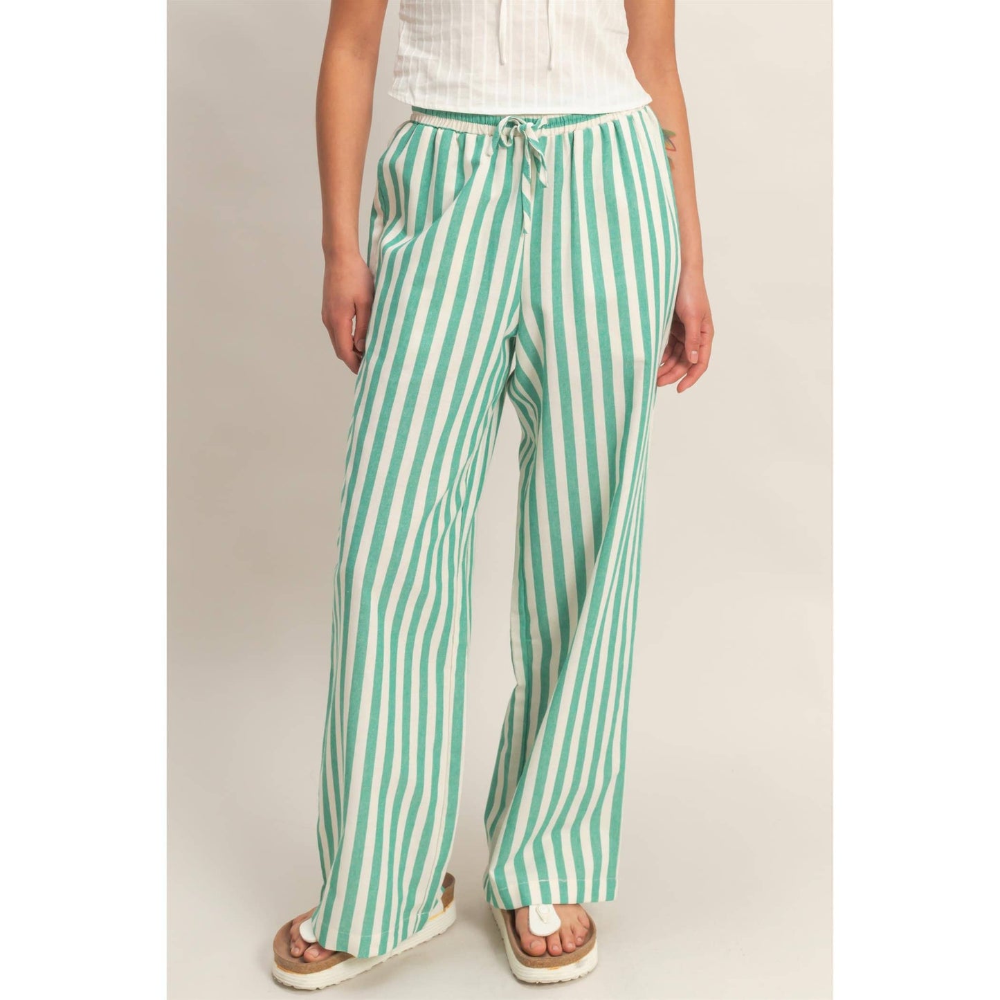 Green Striped Bottoms - CN