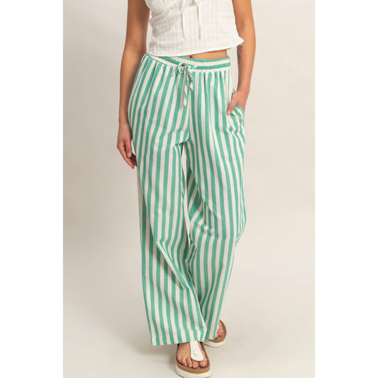 Green Striped Bottoms - CN