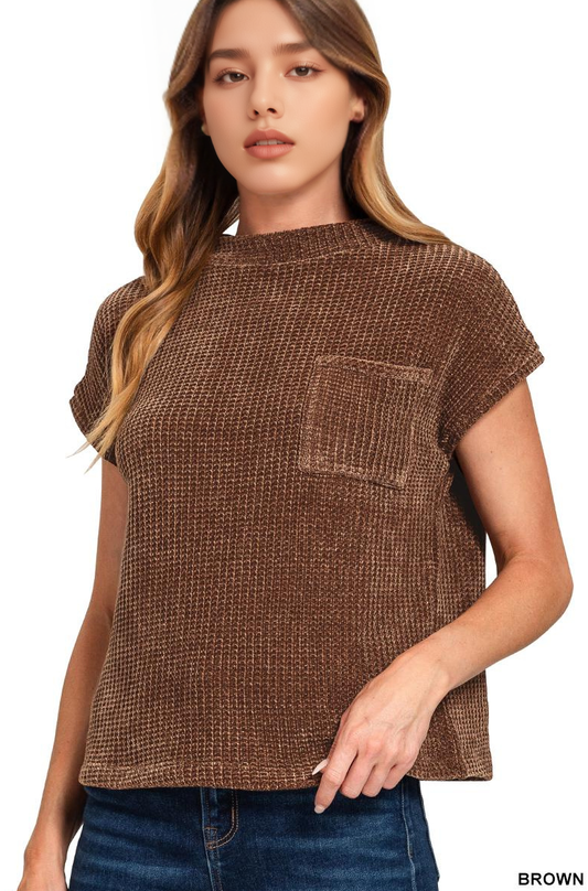 Brown Chenille Sweater