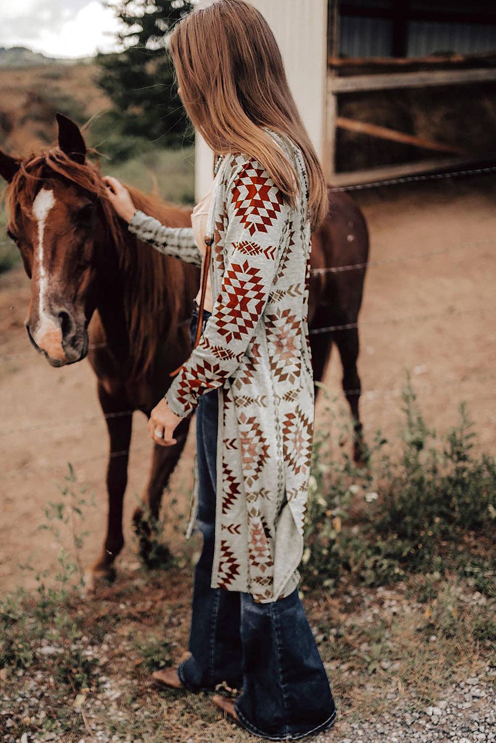 Sedona Sunset Aztec Cardigan