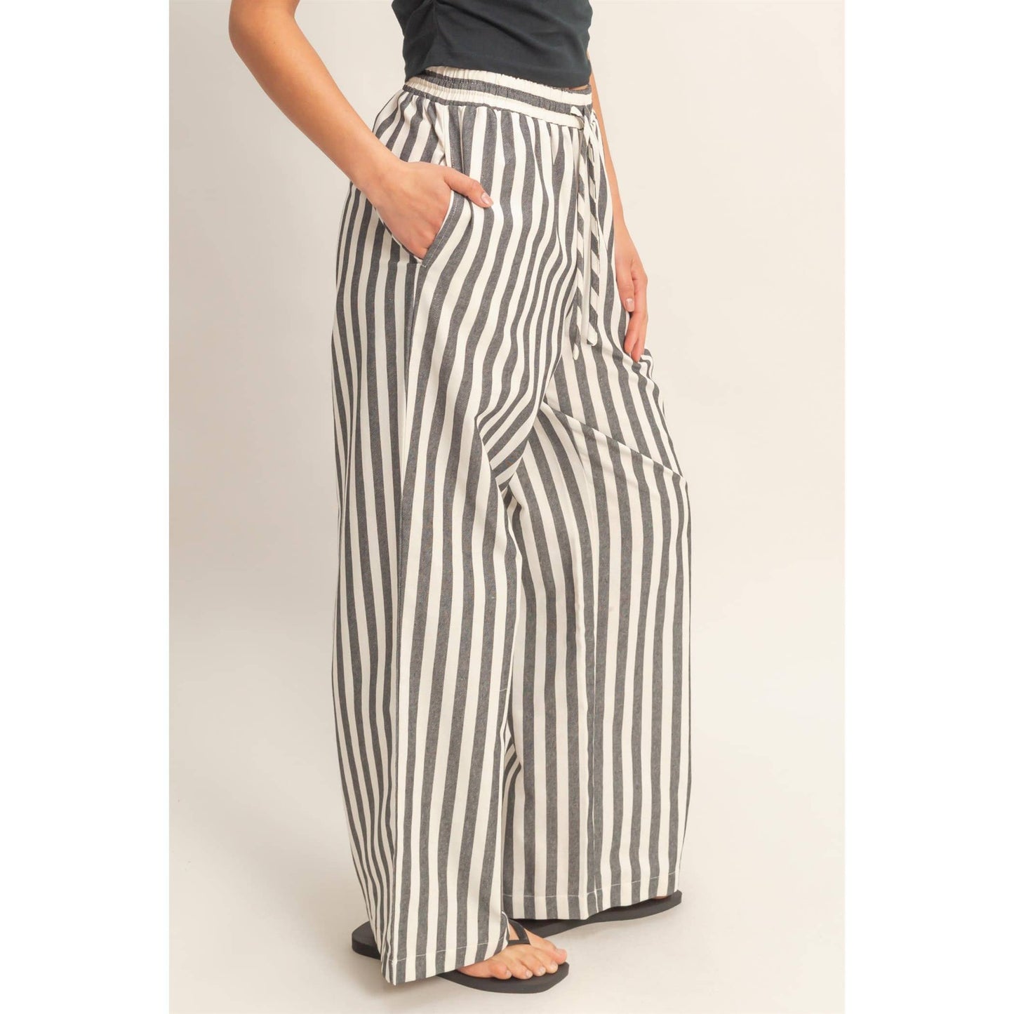 Black Striped Bottom - CN
