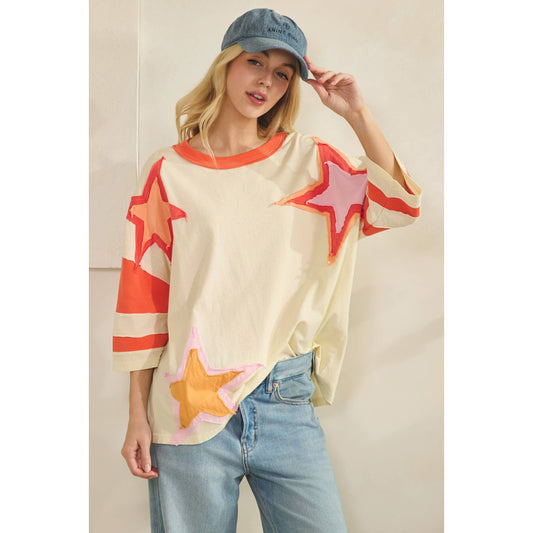 Star Patch Top - CN