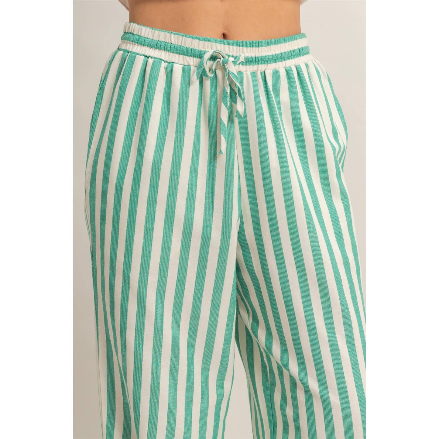 Green Striped Bottoms - CN