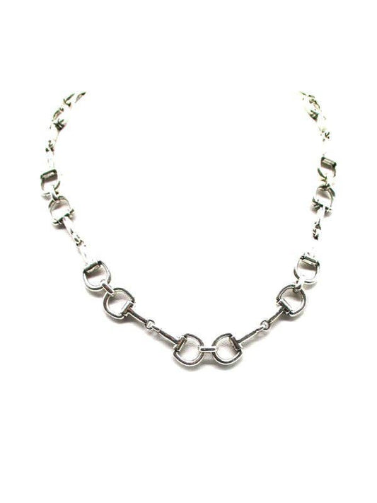 Snaffle Bit Linked Necklace - CN