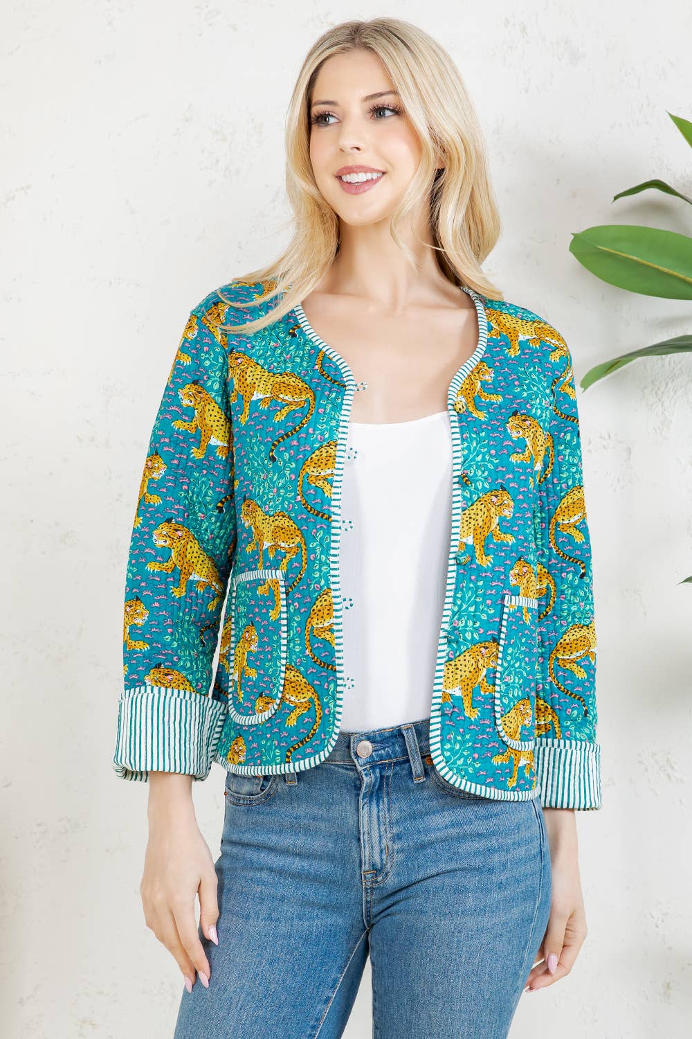 Leopard Reversible Jacket - CN