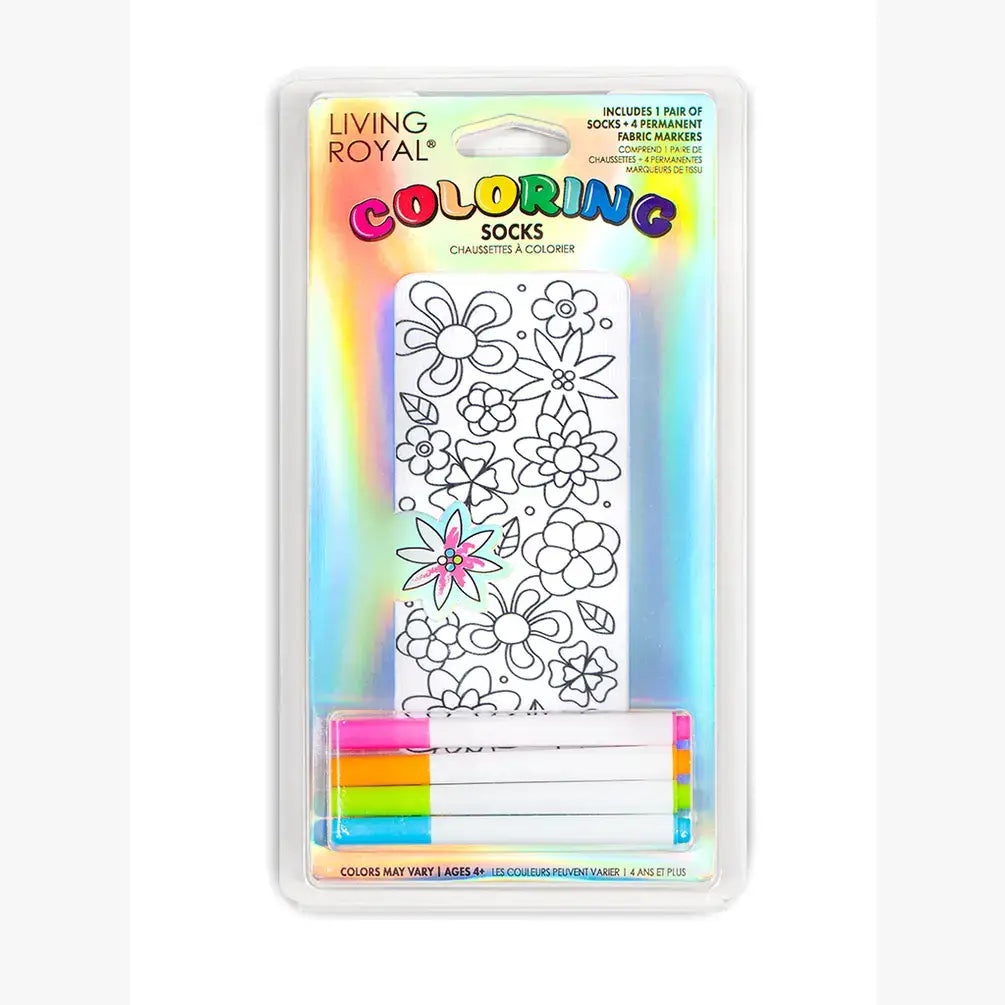 Floral Color Socks