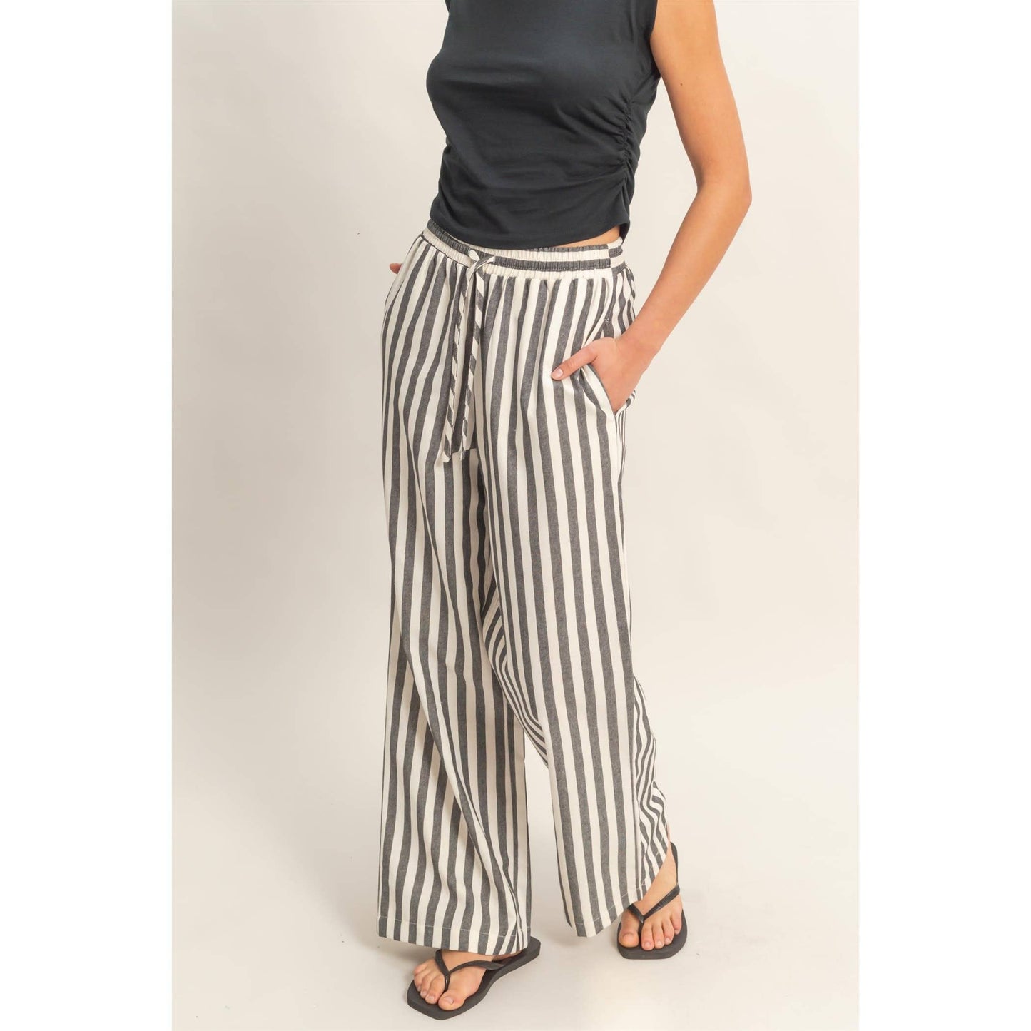 Black Striped Bottom - CN