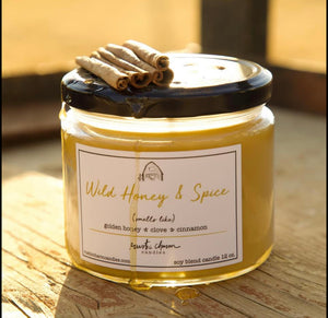 New! Wild Honey & Spice Candle