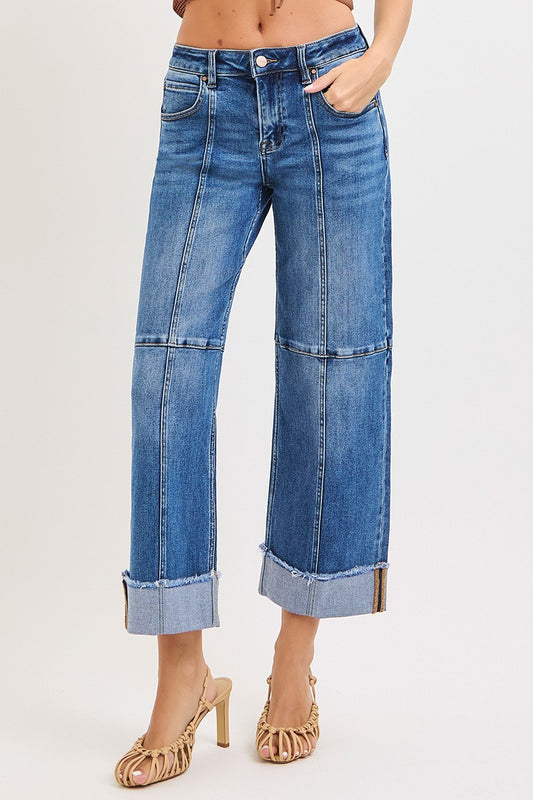 Risen Jeans Slouchy Crop
