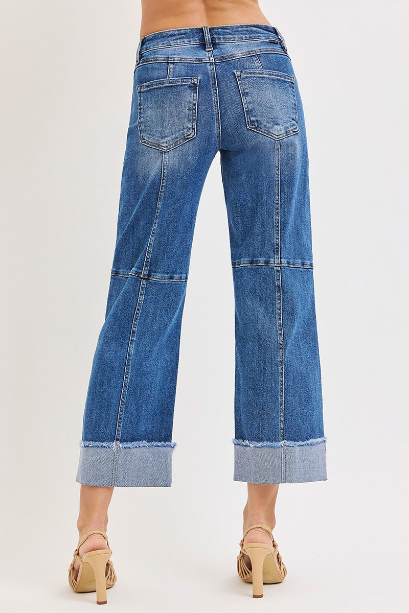 Risen Jeans Slouchy Crop