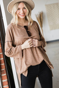 Relaxed Fit Solid Top